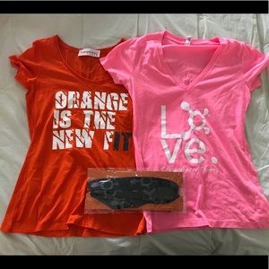 OTF Orangetheory Woman’s T-Shirt Bundle & headband